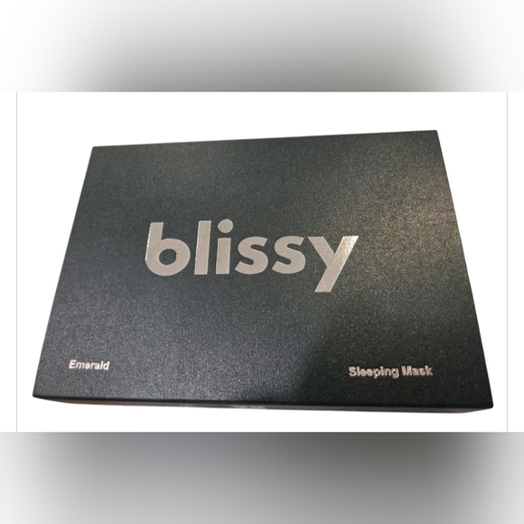 Blissy Silk Sleep Masks 100% Pure Muleberry Silk EMERALD BNWB - Picture 7 of 10